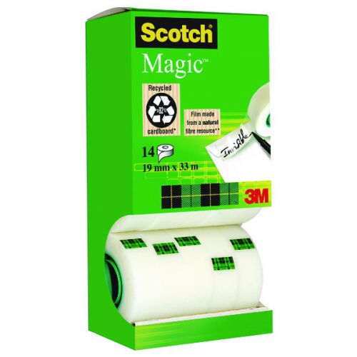 Scotch Magic Tape 810 Tower Pack 19mm x 33m (Pack of 14) 81933R14