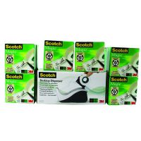 Scotch Magic Tape 810 19mm x 33m (Pack of 16) with Free Dispenser 8-1933R16060