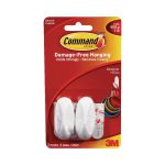 3M Command Small Oval Hooks With Command Adhesive Strips 17082