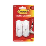 3M Command Medium Wire Hooks With Command Strips 17068