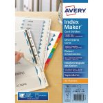 Avery 10-Part Index Maker Divider Unpunched A4 White 01816061