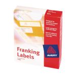 Avery Franking Label Double All Machines White 140mm x 38mm (Pack of 1000) FL01