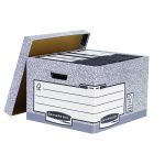 Bankers Box Large Grey Storage Box (Pack of 10) 01810-FFLP