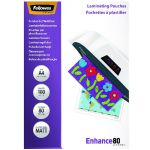 Fellowes A4 Enhance Matt 160 Micron Laminating Pouch (Pack of 100) 5452101
