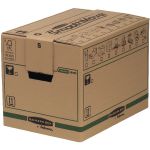 Fellowes Bankers Box Moving Box Small Brown/Green (Pack of 5) 6205201