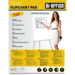 Bi-Office Plain Flipchart Pad A1 40 Sheet (Pack of 5) FL010101