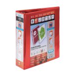 Elba Panorama 65mm 2 D-Ring Presentation Lever Arch File A4 Red (Pack of 5) 400008437