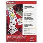 Canon High Resolution Inkjet A3 Paper 106gsm (Pack of 100) 1033A005