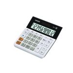 Casio 12-Digit Landscape Basic Function Calculator White MH-12-WE-SK-UP