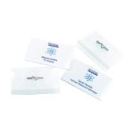 Durable Pin Name Badge 54x90mm Clear (Pack of 50) 8004