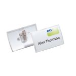 Durable Click Fold Name Badge 54x90mm (Pack of 25) 8214/19