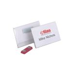 Durable Magnetic Name Badge 54x90mm (Pack of 25) 8117/19