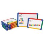 Show-me A4 Rainbow Framed Magnetic Whiteboard (Pack of 10) MBA4/10