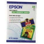 Epson White Photo Paper Self-Adhesive 167gsm (Pack of 10) C13S041106