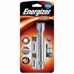 Energizer Metal LED Torch 2xAA Silver 634041