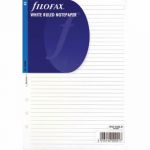 Filofax A5 Ruled White Paper (Pack of 25) 343008