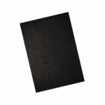 GBC LeatherGrain 250gsm A4 Black Binding Covers (Pack of 100) 46300U