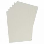GBC LeatherGrain 250gsm A4 White Binding Covers (Pack of 100) 91486U