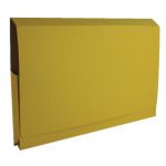 Guildhall Full Flap Pocket Wallet Foolscap Yellow (Pack of 50) PW2-YLW