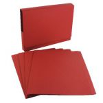 Guildhall Square Cut Folder 315gsm Foolscap Red (Pack of 100) FS315-REDZ