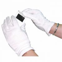 White Knitted Cotton Large Gloves (Pack of 20) GI/NCME