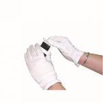 White Knitted Cotton Medium Gloves (Pack of 20) GI/NCWO