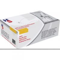 Handsafe Nitrile Powder Free Examination Medium Gloves White (Pack of 2000) HEA01301