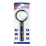 Helix 75mm Illuminated Magnifying Glass Black MN1025