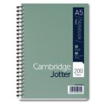 Cambridge Ruled Margin Wirebound Jotter Notebook 200 Pages A5 (Pack of 3) 400039063
