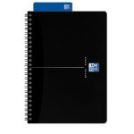 Oxford Card Cover Wirebound Notebook A5 Black (Pack of 5) 100103627