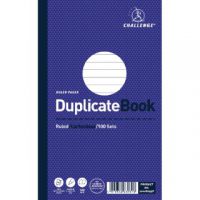 Challenge Carbonless Duplicate Book 100 Sets 210x130mm (Pack of 5) 100080458