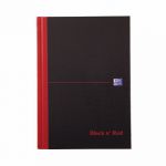 Black n' Red A-Z Casebound Hardback Notebook 192 Pages A5 (Pack of 5) 100080491