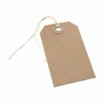 Strung Tag 146x73mm Buff (Pack of 1000) KF01613