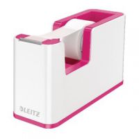 Leitz WOW Tape Dispenser White/Pink 53641023