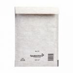 Mail Lite Bubble Lined Size D/1 180x260mm White Postal Bag (Pack of 100) MLW D/1