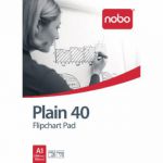 Nobo Plain Flipchart Pad A1 40 Sheet (Pack of 5) 34631165