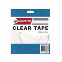 Go Secure Small Tape 19mmx33m (Pack of 12) PB02298
