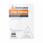 Announce Metal Clip Frame A4 PHT00075