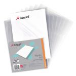 Rexel Nyrex Cut Back Folder A4 Clear (Pack of 25) GFA4 12121