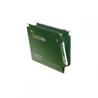 Rexel Crystalfile Extra 15mm Lateral File 150 Sheet Green (Pack of 25) 3000121