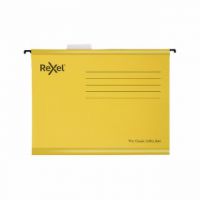 Rexel  Classic Suspension Files A4  Yellow (Pack of 25) 2115588