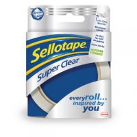 Sellotape Super Clear Tape 24mm x 50m (Pack of 6) 1569087