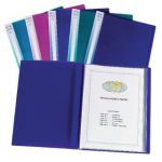 Snopake Electra Display Book 24 Pocket A3 Assorted (Pack of 5) 14103