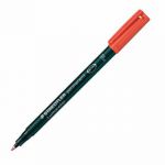 Staedtler Lumocolour Universal Pen Permanent Fine Red (Pack of 10) 318-2