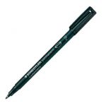 Staedtler Lumocolour Universal Pen Permanent Fine Black (Pack of 10) 318-9