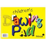 Silvine Childrens A4 Drawing Pad (Pack of 12) 420