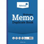 Silvine Carbonless Duplicate Memo Book A4 (Pack of 3) 714