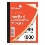 Cloakroom and Raffle Tickets 1-1000 (Pack of 6) CRT1000