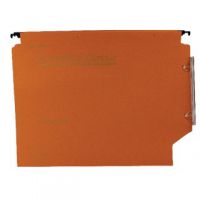 Rexel Crystalfile Classic 30mm Lateral File 300 Sheet Orange (Pack of 25) 3000110