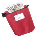 GoSecure Cash Bag With Window Red CB1R